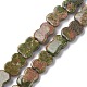 Natural Unakite Beads Strands(G-K359-D09-01)-1