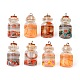 10Pcs 5 Style Glass Bottle Pendants(GLAA-FS0001-12)-1