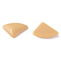 Opaque Acrylic Cabochons, Triangle, BurlyWood, 19.5x28x5mm, about 354pcs/500g(MACR-S373-144-A13)