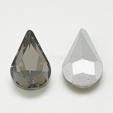Pointed Back Glass Rhinestone Cabochons(RGLA-T082-6x10mm-03)-2