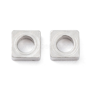 Stainless Steel Color Square 304 Stainless Steel Beads
