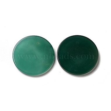 Cabochons d'agate d'onyx vert naturel(G-A213-03D)-2
