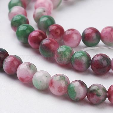 Jade Beads Strands(G-D264-6mm-M)-2