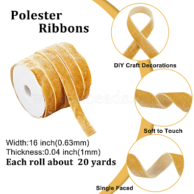 Sparkle Style Glitter Velvet Ribbons(OCOR-AR0001-47A)-2