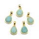 Natural Amazonite Pendants(G-O176J-02G)-1