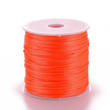 Nylon Thread, Orange Red, 1.5mm, about 49.21 yards(45m)/roll