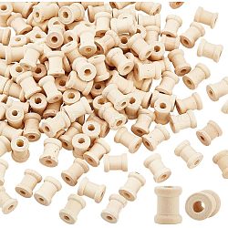 Olycraft Wood Thread Bobbins, for Embroidery and Sewing Machines, Vacuum Packaging, BurlyWood, 16x27mm, 50pcs/set(ODIS-OC0001-02A)