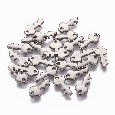 Stainless Steel Color Key Stainless Steel Charms