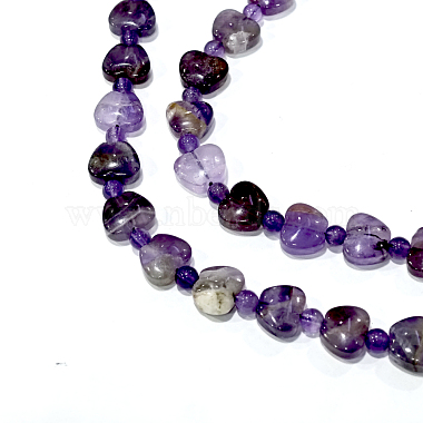 Natural Amethyst Beads Strands(G-C062-A08-01A)-2