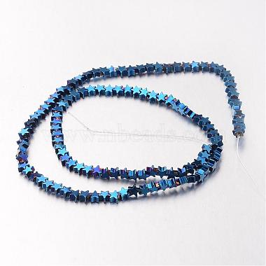 Electroplate Non-magnetic Synthetic Hematite Bead Strands(G-F300-24A-05)-2