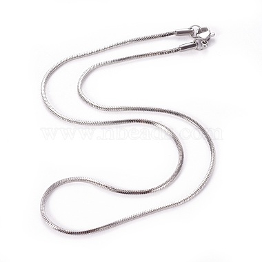 304 Stainless Steel Snake Chain Necklaces(NJEW-F265-C-P)-1