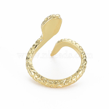 Snake Shape Rack Plating Alloy Cuff Rings(RJEW-Q163-012A-RS)-2