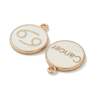 (Defective Closeout Sale: Yellowing) Alloy Enamel Pendants(ENAM-XCP0001-38C)-3