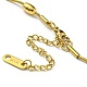 304 Stainless Steel Satellite Chain Necklaces(BJEW-K257-06G)-4