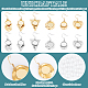 12 Pairs 12 Style Glass Blank Dome Dangle Earrings(EJEW-AB00025)-5