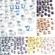 30Pcs Electroplate Glass Beads(EGLA-YW0006-16A)-2