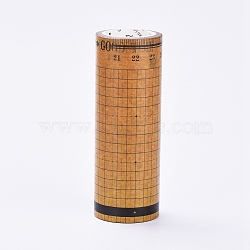 DIY Scrapbook Decorative Adhesive Tapes, with Spool, Ruler Pattern, Dark Orange, 100mm, about 5m/roll(DIY-I017-03E)