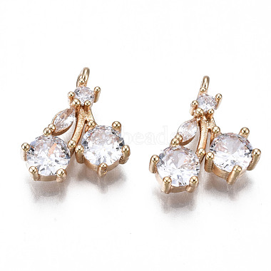 Brass Micro Pave Clear Cubic Zirconia Charms(KK-S359-103-B01-RS)-2