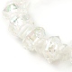 Ensembles de bracelets extensibles en perles acryliques transparentes à facettes pour enfants(BJEW-JB06220)-5