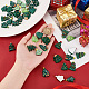 Elite 50Pcs 10 Styles Christmas Theme Opaque Resin Cabochons(RESI-PH0002-08)-4