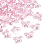 Imitation Pearl Acrylic Beads, Butterfly, Pink, 16x20x10mm, Hole: 1.6mm, about 359pcs/500g.(AC-CBAAA05-02A)