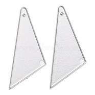 Carbon Steel Cutting Dies Stencils, for DIY Leather Making, Triangle, Matte Platinum Color, 55x26mm(DIY-WH0158-14B)
