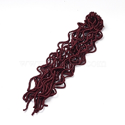 (Holiday Stock-Up Sale)Curly Faux Locs Crochet Hair, Synthetic Braiding Hair Extensions, Heat Resistant High Temperature Fiber, Long & Curly Hair, Burgundy, 20 inch(50.8cm)(OHAR-G005-24C)