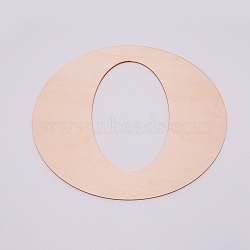 Unfinished Wood Shape, Customizable, Letter, Letter.O, 29.8x29.7x0.2cm(WOOD-WH0109-01O)