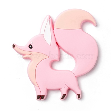 Pink Fox Silicone Cabochons