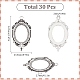 30Pcs Alloy Pendant Cabochon Settings(FIND-SC0009-22)-2