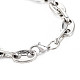 Alloy Coffee Bean Chain Bracelet for Men Women(BJEW-N015-012)-3