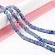 Natural Blue Aventurine Beads Strands(G-K326-03B)-2