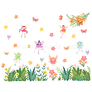 PVC Wall Stickers, Wall Decoration, Angel & Fairy Pattern, 630x390mm(DIY-WH0228-521)