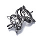 Alloy Locket Hollow Kitten Pendants(PALLOY-S094-40B)-3