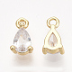 Brass Cubic Zirconia Charms(X-KK-T038-562G-NF)-2