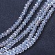 Chapelets de perles en verre galvanoplastique(EGLA-A034-T6mm-B02)-1