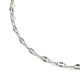 304 collar de cadena de acero inoxidable para hombres y mujeres.(NJEW-E076-02P)-2