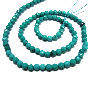 Natural Howlite Round Beads Strands(X-TURQ-L020-4mm-02)-2