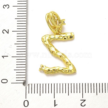 Rack Plating Brass Micro Pave Cubic Zirconia European Dangle Charms(KK-L210-015G-Z)-3
