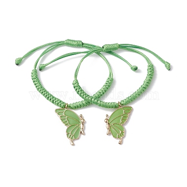 Light Green Butterfly Alloy Bracelets