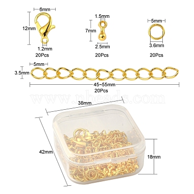 DIY End Chain Making Kit(DIY-YW0005-55G)-3