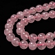 Chapelets de perles en quartz rose naturel(G-L104-8mm-01)-3