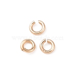 1/20 14K Gold Filled Open Jump Rings, Yellow Gold Filled Saw Cut Round, Real 14K Gold Filled, 24 Gauge, 2.3x0.5mm, Inner Diameter: 1.2mm(KK-G164-03G-02)