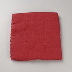 Cotton Insulation Pad, Restaurant Western Placemat, FireBrick, 410~420x410~420x0.5mm(AJEW-WH0518-64A)