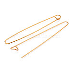 Aluminum Stitch Holder, Gold, 200x30mm, Pin: 2.5mm(TOOL-T006-37-01)