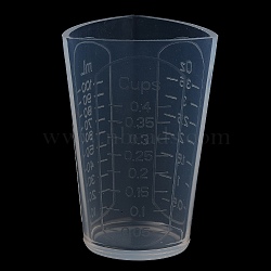 Measuring Cup, Graduated Silicone Mixing Cup for Resin Craft, Clear, 6.2x6.3x9.4cm, Capacity: 100ml(3.38fl. oz)(TOOL-Q027-01B)