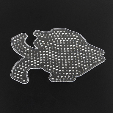 Plaques en plastique de poisson abc utilisés pour les perles à repasser 5x5mm diy(X-DIY-Q009-34)-2