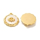 Natural White Shell Charms(KK-A214-22G)-2