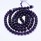 Natural Amethyst Round Bead Strands(G-E403-77)-2