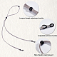 gorgecraft 10pcs sangle de collier de lunettes en velours(AJEW-GF0005-73)-3